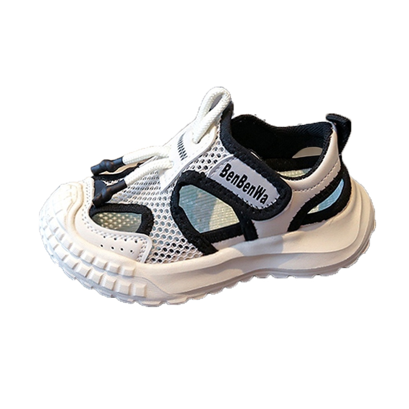 Детские сандалии с противоскользящей подошвой, устойчивые к истиранию, дышащие, легкие, с амортизацией Mulinsen, черный/белый
Детские сандалии с противоскользящей подошвой, устойчивые к истиранию, дышащие, легкие, с амортизацией Mulinsen, черный/белый