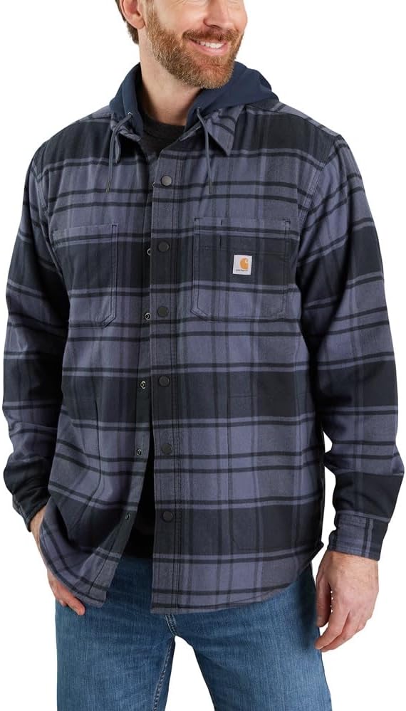 Carhartt мужская 105621 утепленная флисом рубашка с капюшоном в расслабленном крое Rugged Flex, Bluestone
Carhartt мужская 105621 утепленная флисом рубашка с капюшоном в расслабленном крое Rugged Flex, Bluestone