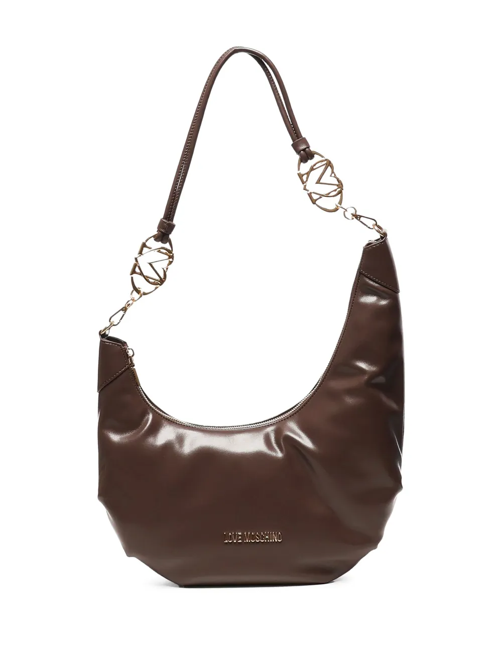Сумка через плечо с логотипом в форме полумесяца Love Moschino, коричневый
Сумка через плечо с логотипом в форме полумесяца Love Moschino, коричневый