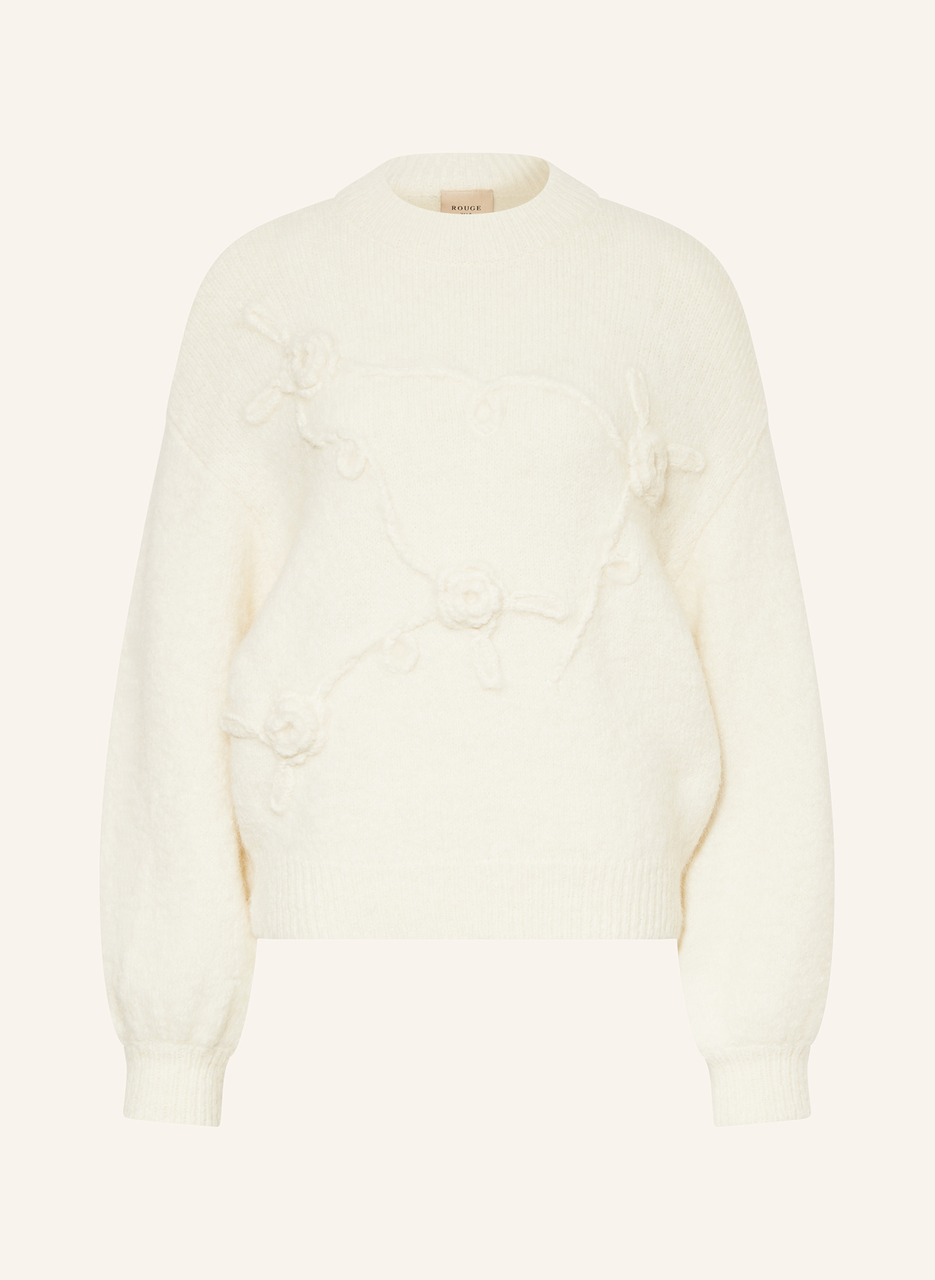 Свитер-Витрина с альпакой Rouge Vila, экрю
Свитер-Витрина с альпакой Rouge Vila, экрю