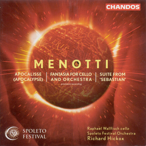 CD диск Menotti / Wallfisch / Hickox / Orch Spoleto Festiv: Cello Concerto / Apocalypse / Suite from Sebastian
CD диск Menotti / Wallfisch / Hickox / Orch Spoleto Festiv: Cello Concerto / Apocalypse / Suite from Sebastian