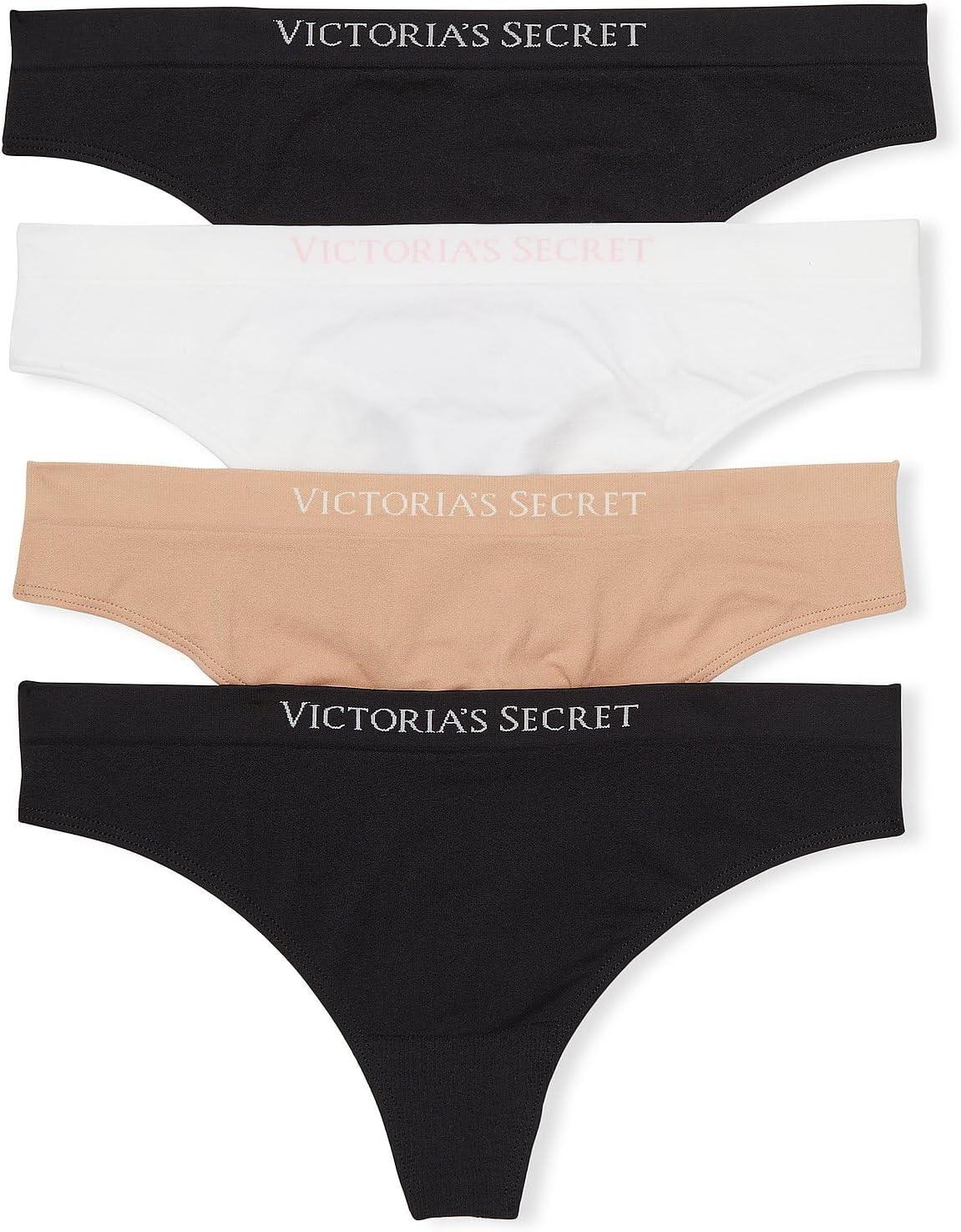 Женские бесшовные трусики-стринги Victoria's Secret, женские трусики, набор из нескольких штук (XS-XXL), Black/White/Praline
Женские бесшовные трусики-стринги Victoria's Secret, женские трусики, набор из нескольких штук (XS-XXL), Black/White/Praline