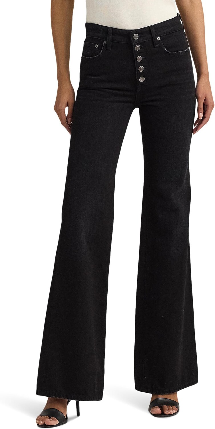 Джинсы LAUREN Ralph Lauren Petite High-Rise Flare Jean, цвет Black Wash
Джинсы LAUREN Ralph Lauren Petite High-Rise Flare Jean, цвет Black Wash