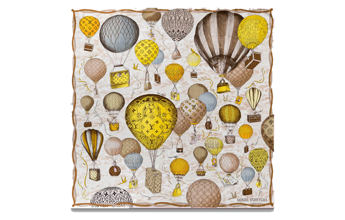 LOUIS VUITTON Женский шелковый шарф, Желтый
LOUIS VUITTON Женский шелковый шарф, Желтый