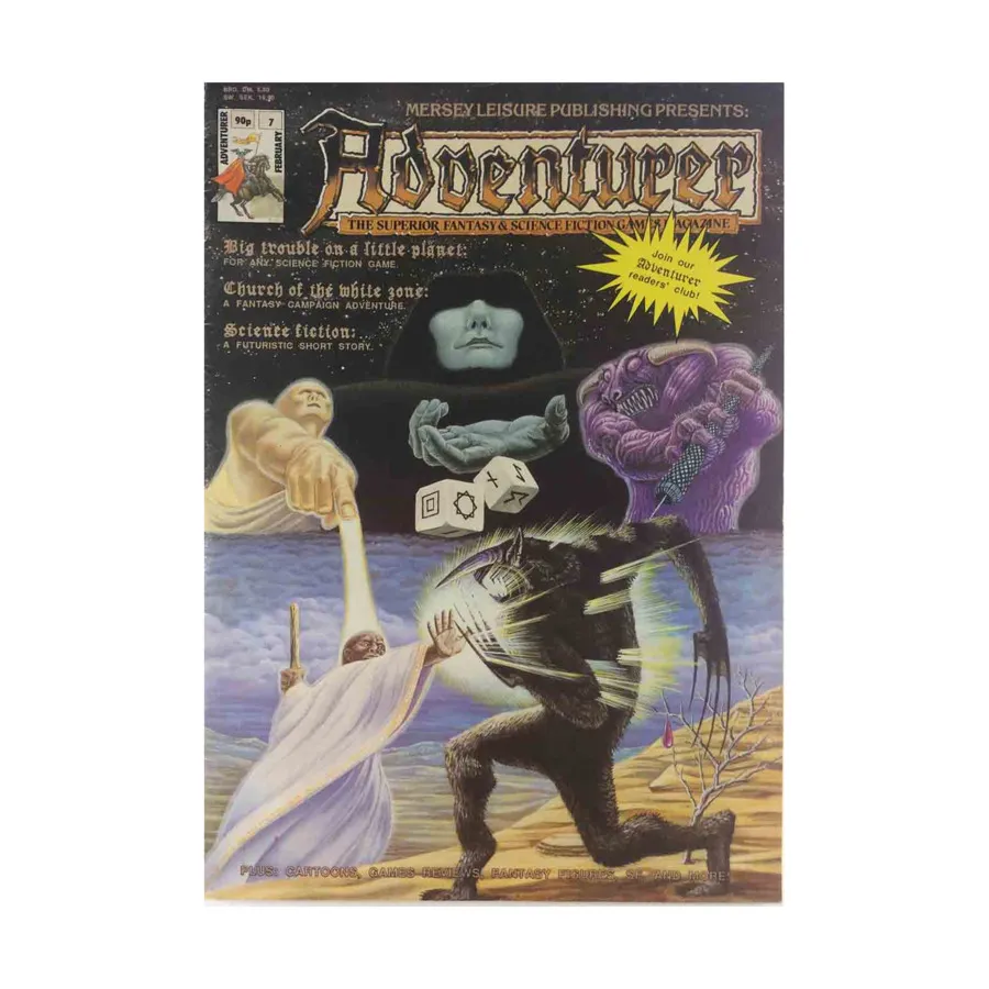 Журнал #7 "Generic Science Fiction Adventure, Religion in RPG's, Women in RPG's Part #2", Adventurer Magazine
Журнал #7 "Generic Science Fiction Adventure, Religion in RPG's, Women in RPG's Part #2", Adventurer Magazine