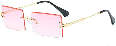 Модные прямоугольные солнцезащитные очки без оправы для женщин, солнцезащитные очки с градиентным переходом для мужчин, защита от УФ-излучения UV400 MTZJH, Golden Pink
Модные прямоугольные солнцезащитные очки без оправы для женщин, солнцезащитные очки с градиентным переходом для мужчин, защита от УФ-излучения UV400 MTZJH, Golden Pink