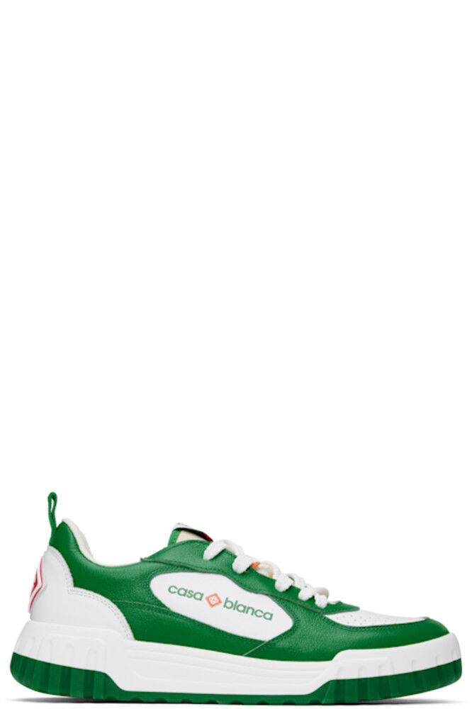 Зеленые и белые кеды Court Casablanca
Зеленые и белые кеды Court Casablanca