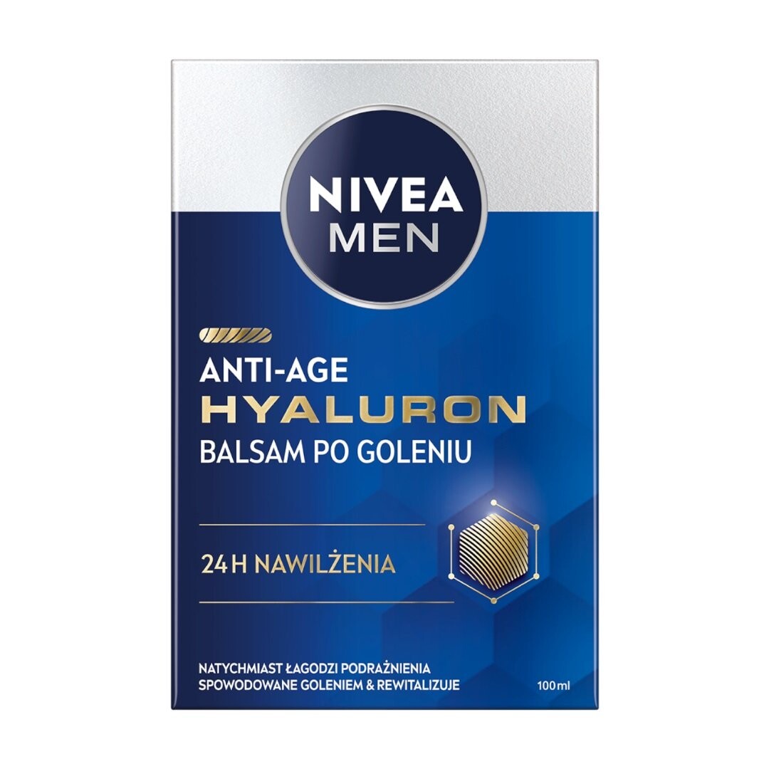 Nivea, Men Hyaluron, Бальзам после бритья против морщин, 100мл
Nivea, Men Hyaluron, Бальзам после бритья против морщин, 100мл