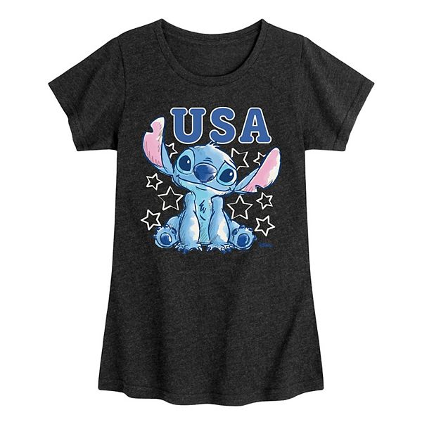 Футболка с принтом Lilo & Stitch USA Stars для девочек 7-16 лет Disney, Heather Black
Футболка с принтом Lilo & Stitch USA Stars для девочек 7-16 лет Disney, Heather Black