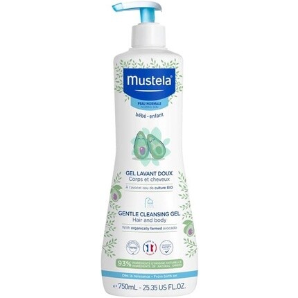Bebe Нежный очищающий гель 750мл, Mustela
Bebe Нежный очищающий гель 750мл, Mustela