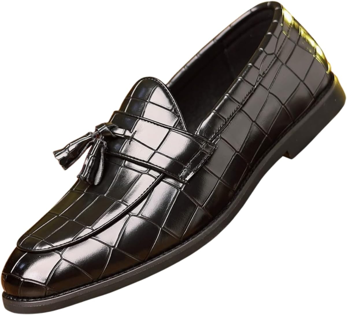 Мужские лоферы Santimon из лакированной кожи с кисточками, без шнурков, для официального делового и свадебного наряда, черный
Мужские лоферы Santimon из лакированной кожи с кисточками, без шнурков, для официального делового и свадебного наряда, черный