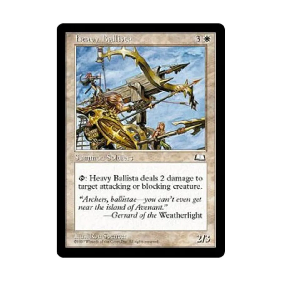 CCG Тяжелая баллиста (С), MTG - Weatherlight
CCG Тяжелая баллиста (С), MTG - Weatherlight