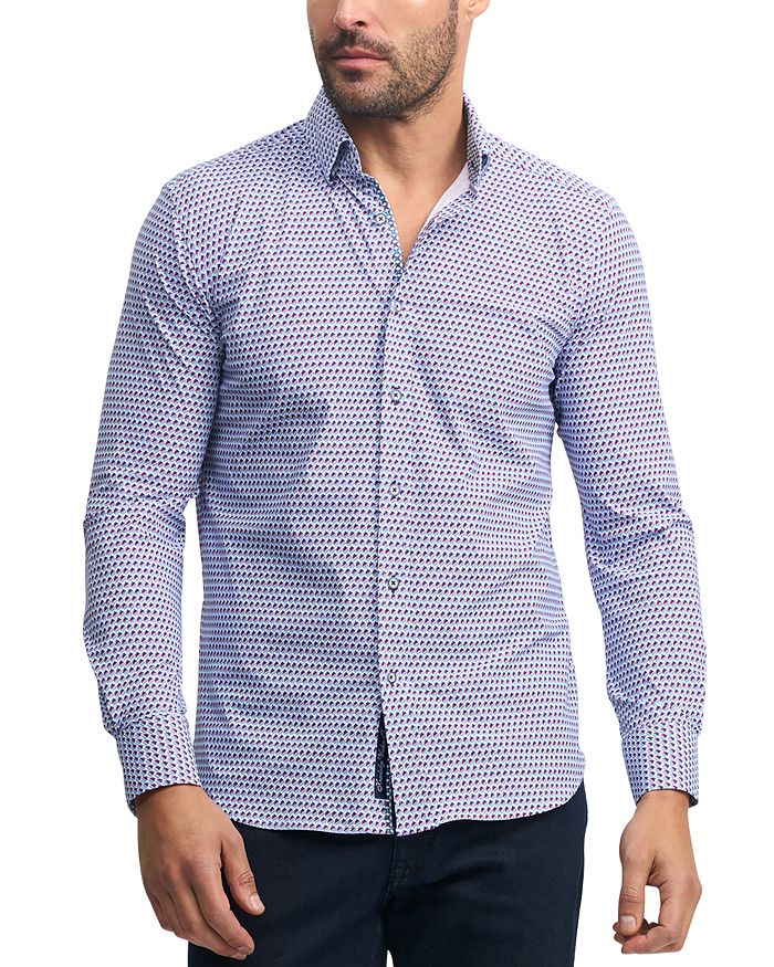 Рубашка Marion Cotton Stretch Printed Tailor Fit на пуговицах Robert Graham, мультиколор
Рубашка Marion Cotton Stretch Printed Tailor Fit на пуговицах Robert Graham, мультиколор