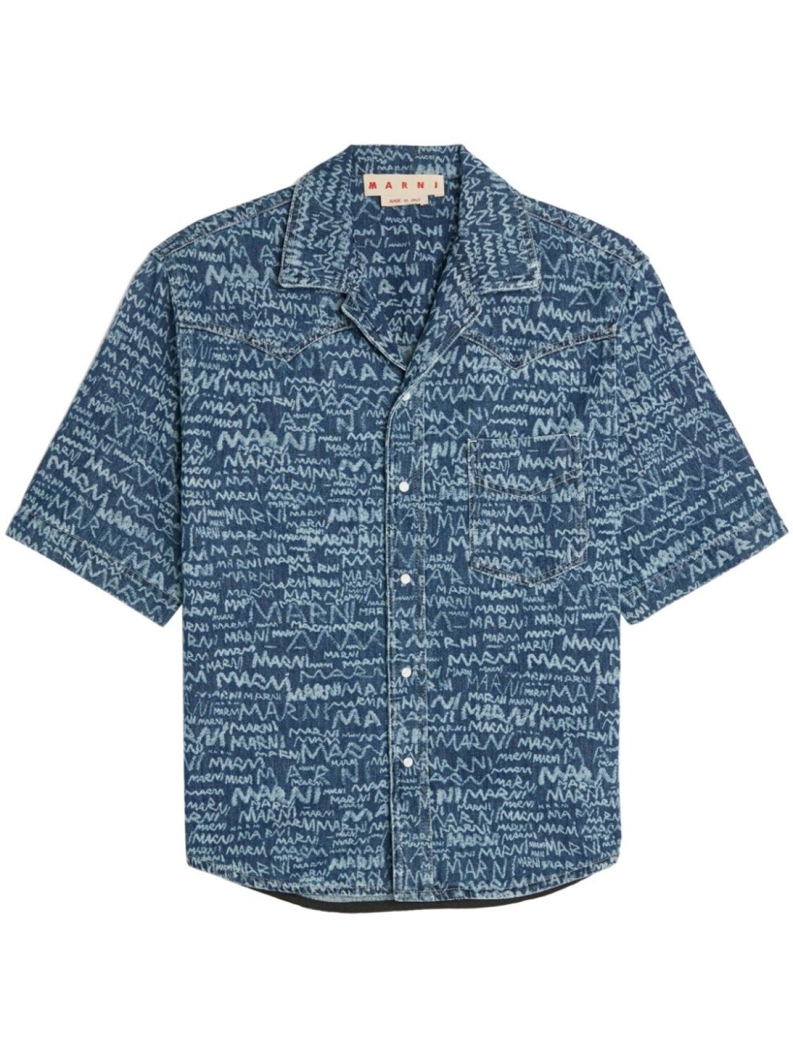 Marni джинсовая рубашка Logo Western, синий
Marni джинсовая рубашка Logo Western, синий