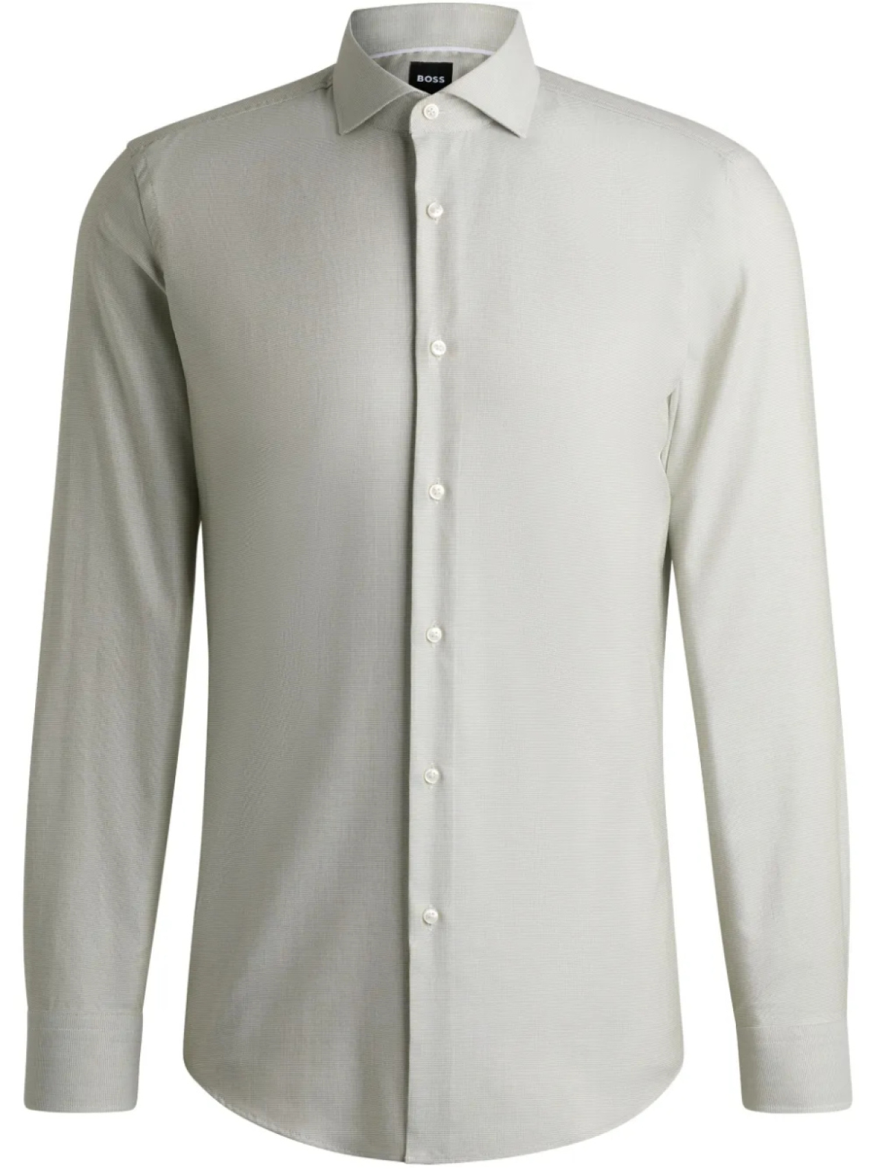 Рубашка на пуговицах BOSS, серый 
Рубашка на пуговицах BOSS, серый