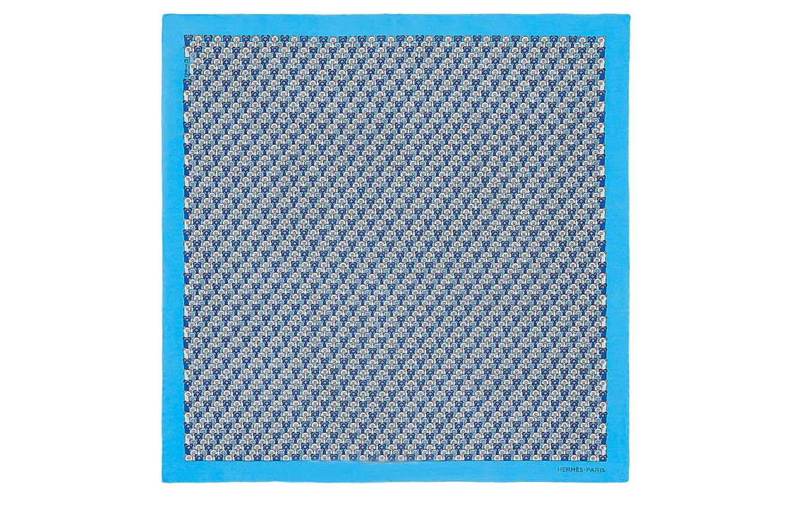 HERMES Шёлковый шарф мужской, Blue
HERMES Шёлковый шарф мужской, Blue