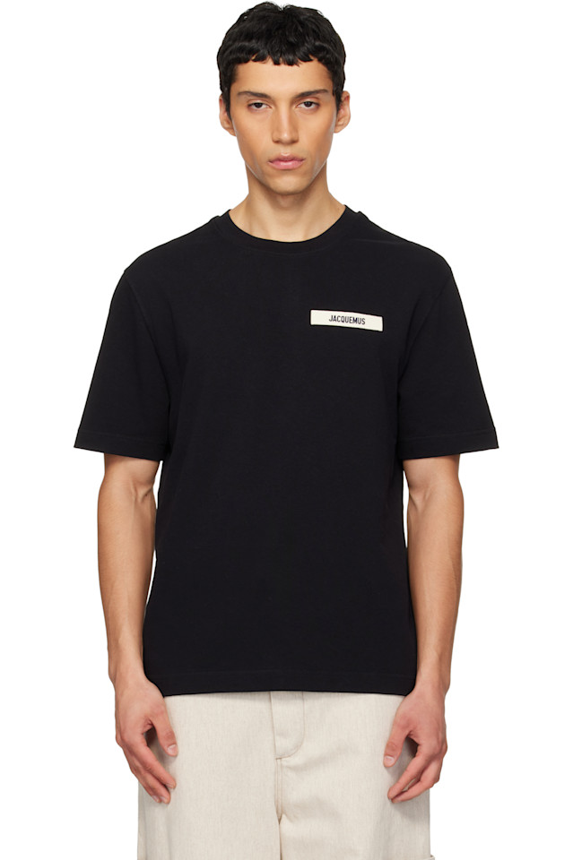 Футболка Les classiques с узором "грубое зерно" Jacquemus, черный
Футболка Les classiques с узором "грубое зерно" Jacquemus, черный
