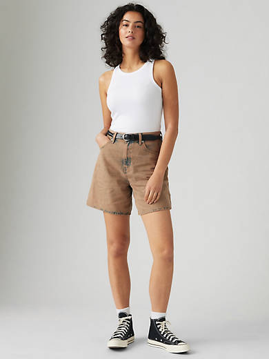Женские мешковатые шорты с высокой посадкой Levi's, цвет Ultima - Brown
Женские мешковатые шорты с высокой посадкой Levi's, цвет Ultima - Brown