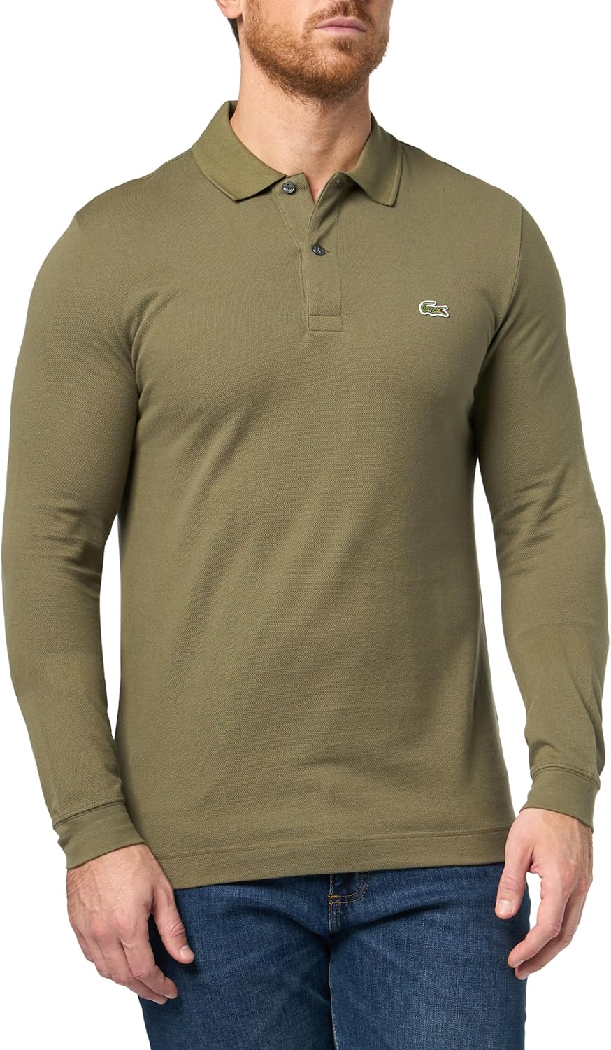 Lacoste мужская L.12.12 поло с длинным рукавом, slim fit, зеленый, Olive
Lacoste мужская L.12.12 поло с длинным рукавом, slim fit, зеленый, Olive