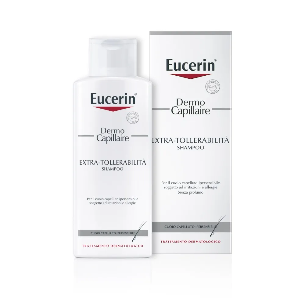 Eucerin DermoCapillaire Шампунь повышенной переносимости 250 мл Гиперреактивная кожа головы
Eucerin DermoCapillaire Шампунь повышенной переносимости 250 мл Гиперреактивная кожа головы