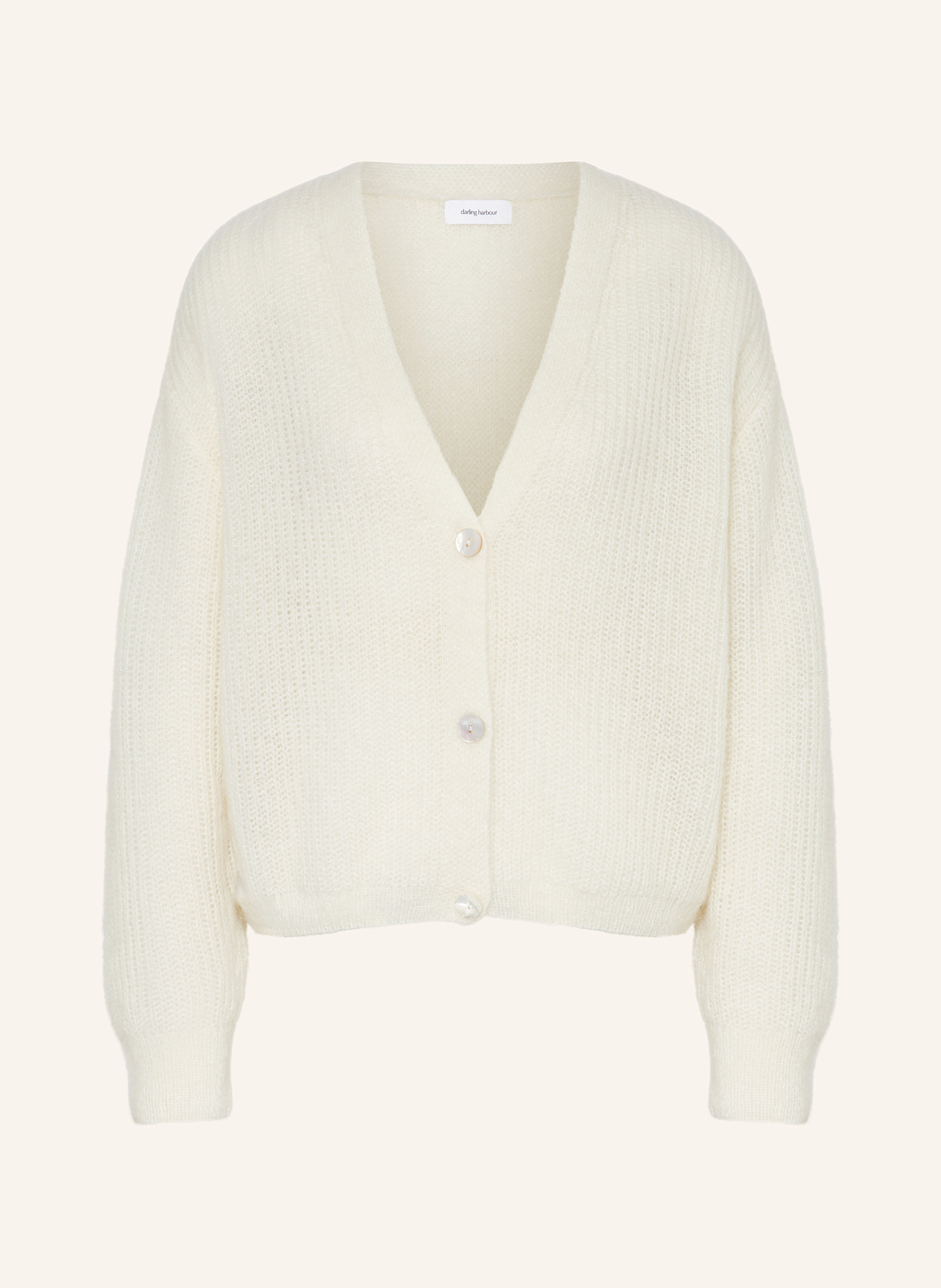 Кардиган с мохером Darling Harbour, белый
Кардиган с мохером Darling Harbour, белый