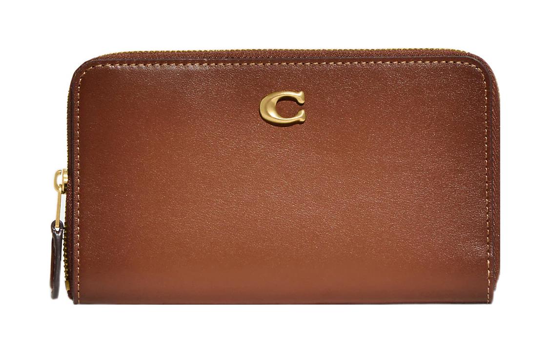COACH Средний кожаный кошелёк-книжка женский тёмно-коричневый
COACH Средний кожаный кошелёк-книжка женский тёмно-коричневый