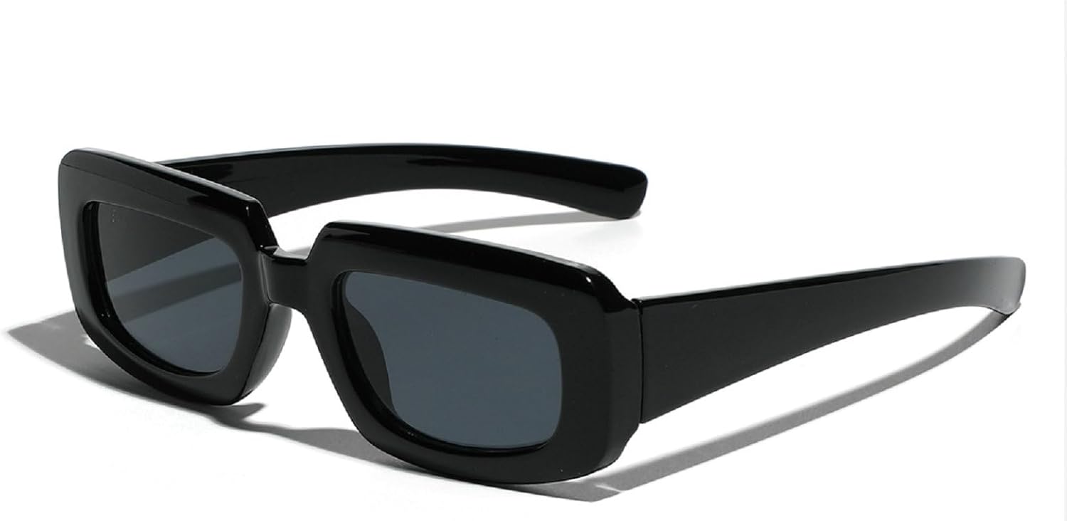 Модные квадратные солнцезащитные очки для женщин, винтажные градиентные очки с защитой от УФ-излучения UV400, модные солнцезащитные очки для мужчин с заклепками Melrose, Black
Модные квадратные солнцезащитные очки для женщин, винтажные градиентные очки с защитой от УФ-излучения UV400, модные солнцезащитные очки для мужчин с заклепками Melrose, Black