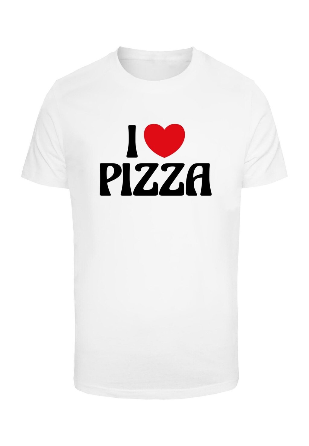 Футболка с принтом LOVE PIZZA Mister Tee, белый 
Футболка с принтом LOVE PIZZA Mister Tee, белый