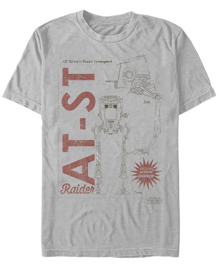 Мужская футболка с коротким рукавом «Звездные войны: Мандалорец AT-ST» Fifth Sun, серебро
Мужская футболка с коротким рукавом «Звездные войны: Мандалорец AT-ST» Fifth Sun, серебро