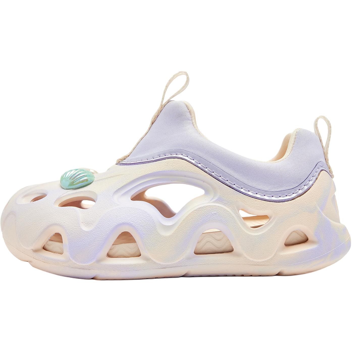 Детские сандалии с низким верхом, устойчивые к скольжению, для детей от 3 до 7 лет QIAODAN, фиолетовый/розовый 
Детские сандалии с низким верхом, устойчивые к скольжению, для детей от 3 до 7 лет QIAODAN, фиолетовый/розовый