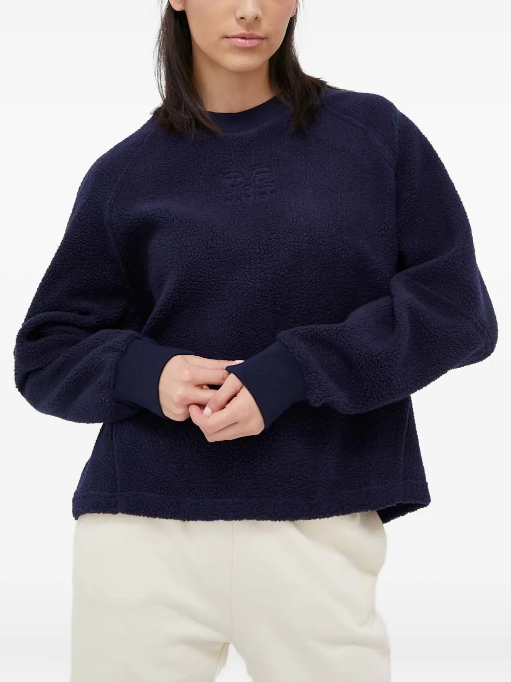 Свободный свитшот с тиснением и круглым вырезом P.E Nation, синий
Свободный свитшот с тиснением и круглым вырезом P.E Nation, синий