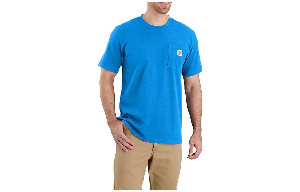 Футболка с коротким рукавом и карманом Heavyweight Carhartt, темно-синий
Футболка с коротким рукавом и карманом Heavyweight Carhartt, темно-синий