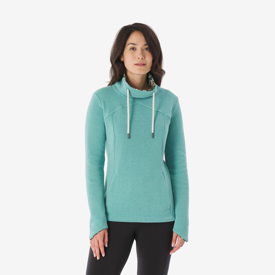 QUECHUA Женская походная толстовка - NH100 зелёная
QUECHUA Женская походная толстовка - NH100 зелёная