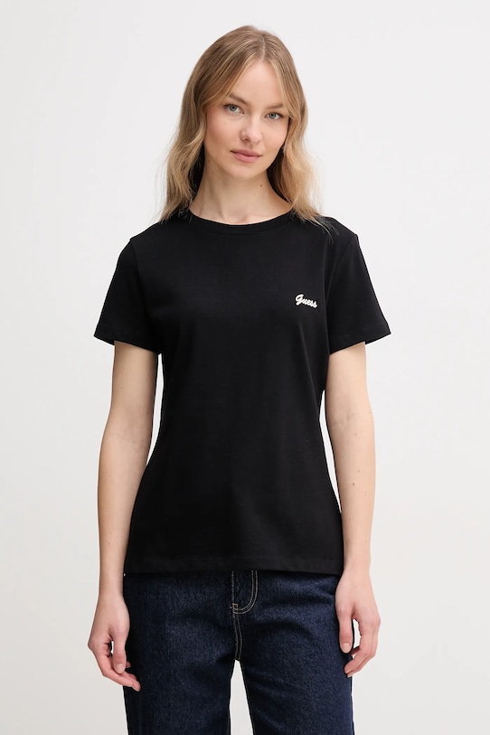 Хлопковая футболка IRIS Guess, черный
Хлопковая футболка IRIS Guess, черный