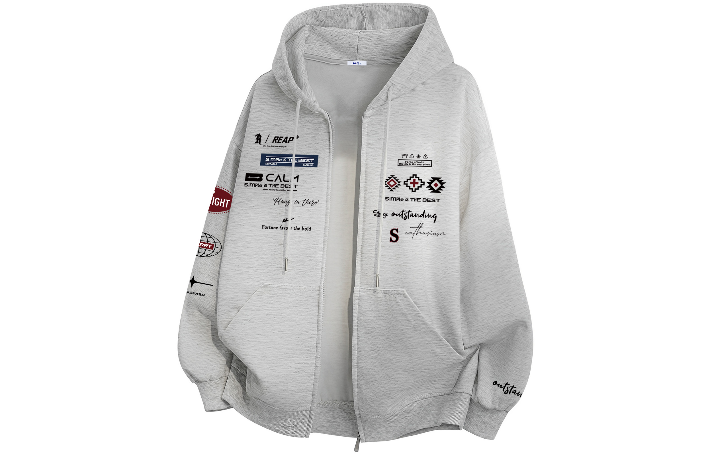 Толстовка Unisex Hooded Moderate Cardigan WARRIOR, светло-heather серый
Толстовка Unisex Hooded Moderate Cardigan WARRIOR, светло-heather серый