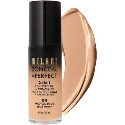 Milani Conceal + Тональный крем Perfect 2-в-1 + Консилер Medium Beige
Milani Conceal + Тональный крем Perfect 2-в-1 + Консилер Medium Beige