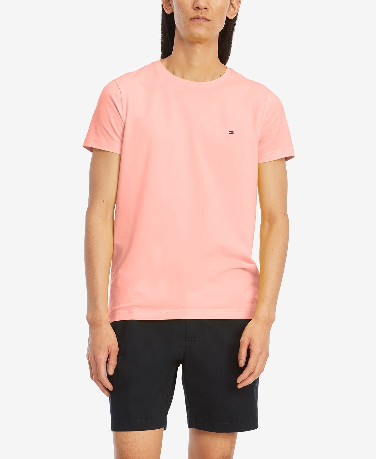 Мужская футболка узкого кроя из эластичного хлопка Tommy Hilfiger
Мужская футболка узкого кроя из эластичного хлопка Tommy Hilfiger