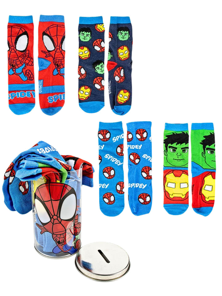 Носки Spiderman, красочный
Носки Spiderman, красочный