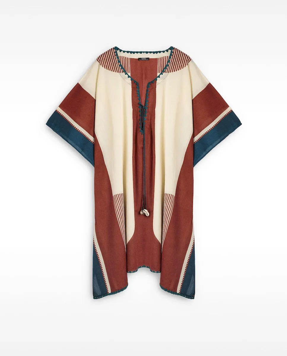 Женский кафтан с декоративным шнуром и полосатым принтом Parfois, многоцветный
Женский кафтан с декоративным шнуром и полосатым принтом Parfois, многоцветный