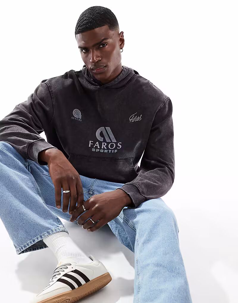 Толстовка свободного кроя ASOS DESIGN с принтом на груди спереди, серого цвета
Толстовка свободного кроя ASOS DESIGN с принтом на груди спереди, серого цвета