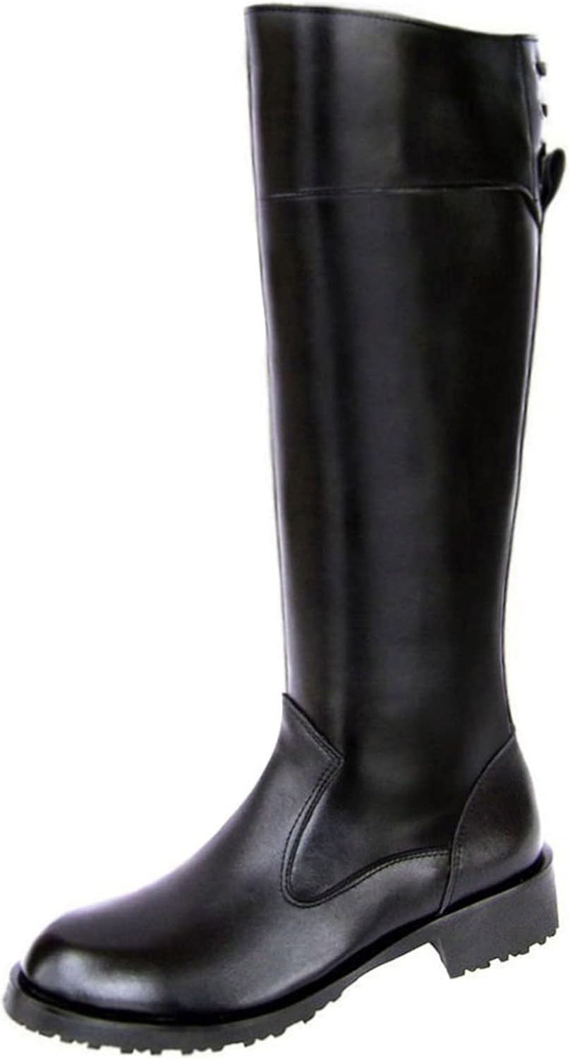 Мужские кожаные высокие ездовые сапоги с молнией и марлевой подкладкой - прочная обувь для охраны на открытом воздухе, обувь рыцаря, сохраняющая тепло длительное время (Цвет: черный, Размер: UK5) Hongrenamz
Мужские кожаные высокие ездовые сапоги с молнией и марлевой подкладкой - прочная обувь для охраны на открытом воздухе, обувь рыцаря, сохраняющая тепло длительное время (Цвет: черный, Размер: UK5) Hongrenamz