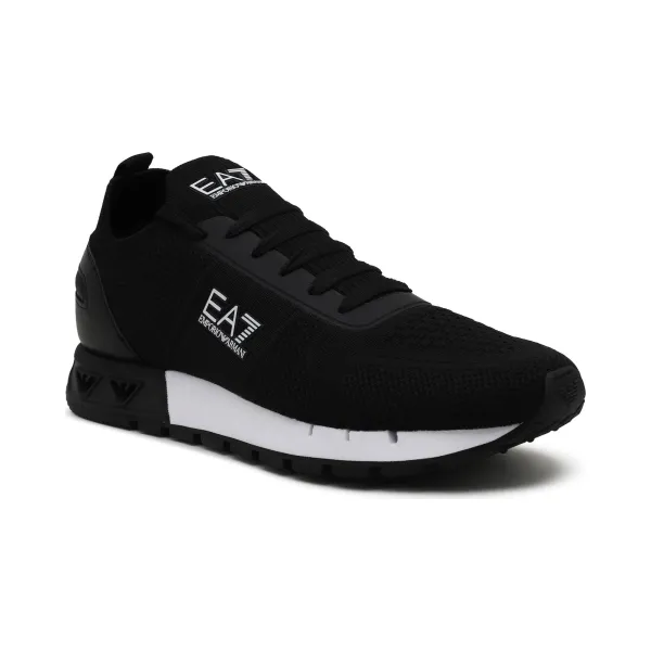 Кроссовки с добавлением кожи Ea7, черный
Кроссовки с добавлением кожи Ea7, черный