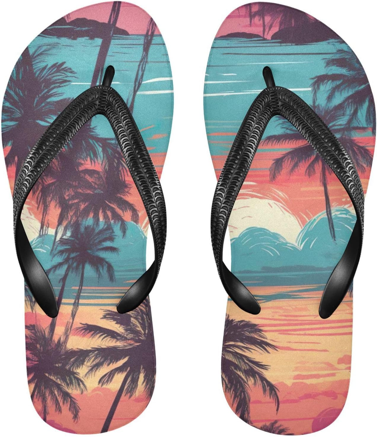 Тропические пальмовые шлепанцы, пляжные летние повседневные сандалии для женщин и мужчин, тапочки для душа, размер XS Kfbe, Palm
Тропические пальмовые шлепанцы, пляжные летние повседневные сандалии для женщин и мужчин, тапочки для душа, размер XS Kfbe, Palm