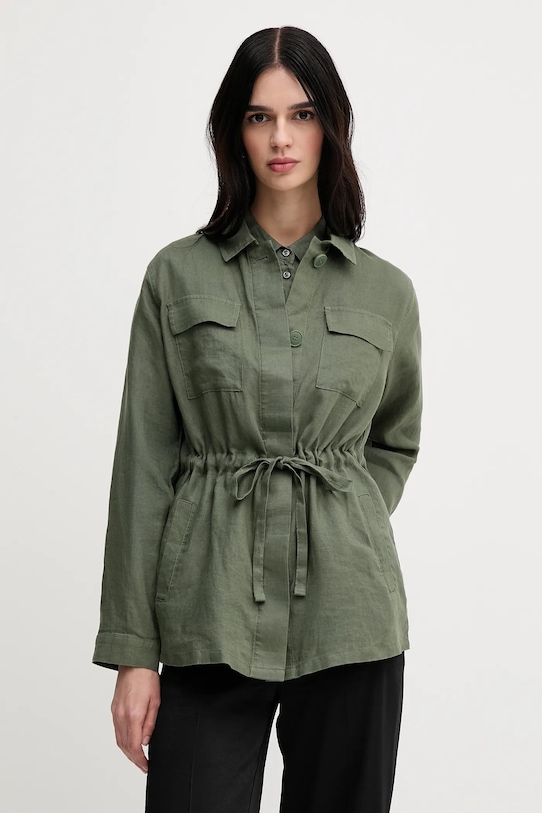 Льняная куртка United Colors Of Benetton, зеленый
Льняная куртка United Colors Of Benetton, зеленый