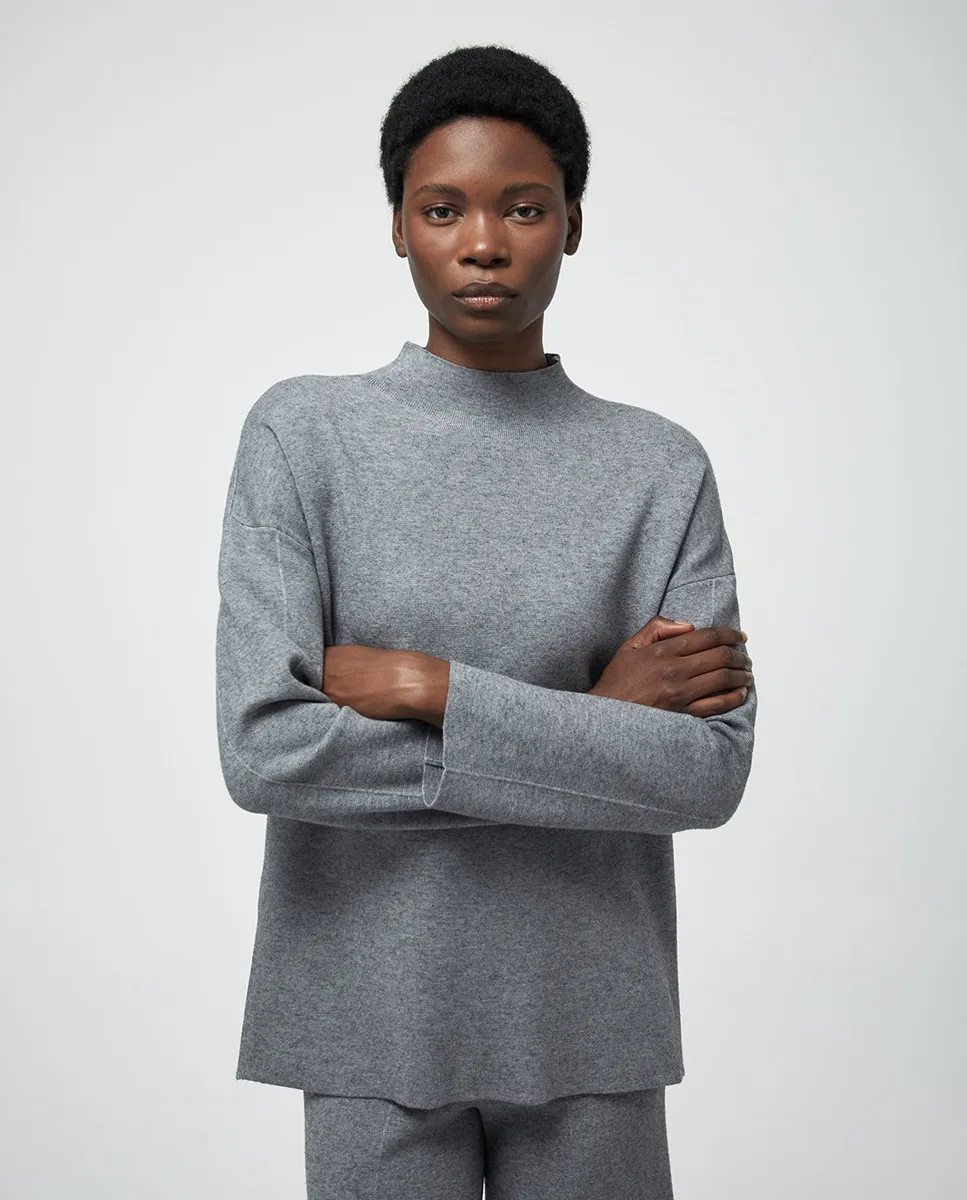 Джемпер с воротником Перкинс Sfera, серый
Джемпер с воротником Перкинс Sfera, серый