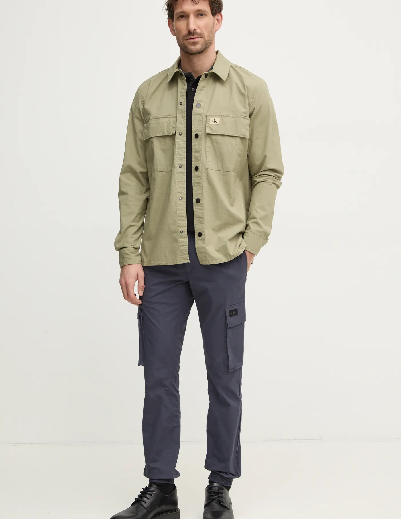 Брюки Calvin Klein Jeans, темно-синий 
Брюки Calvin Klein Jeans, темно-синий