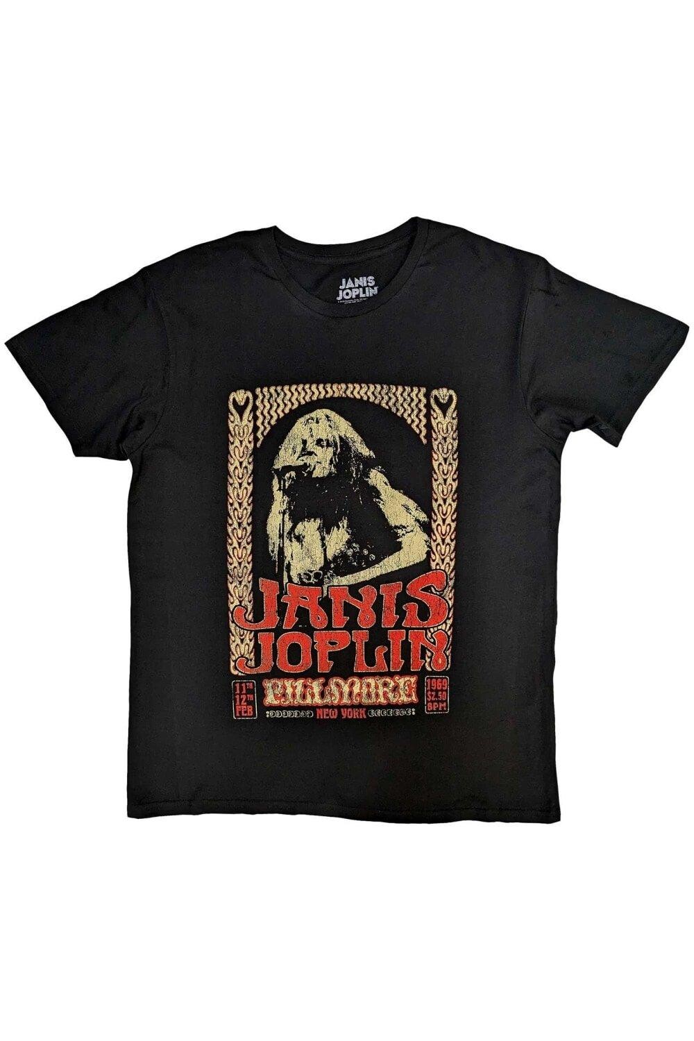 Футболка с винтажным плакатом Janis Joplin, черный
Футболка с винтажным плакатом Janis Joplin, черный