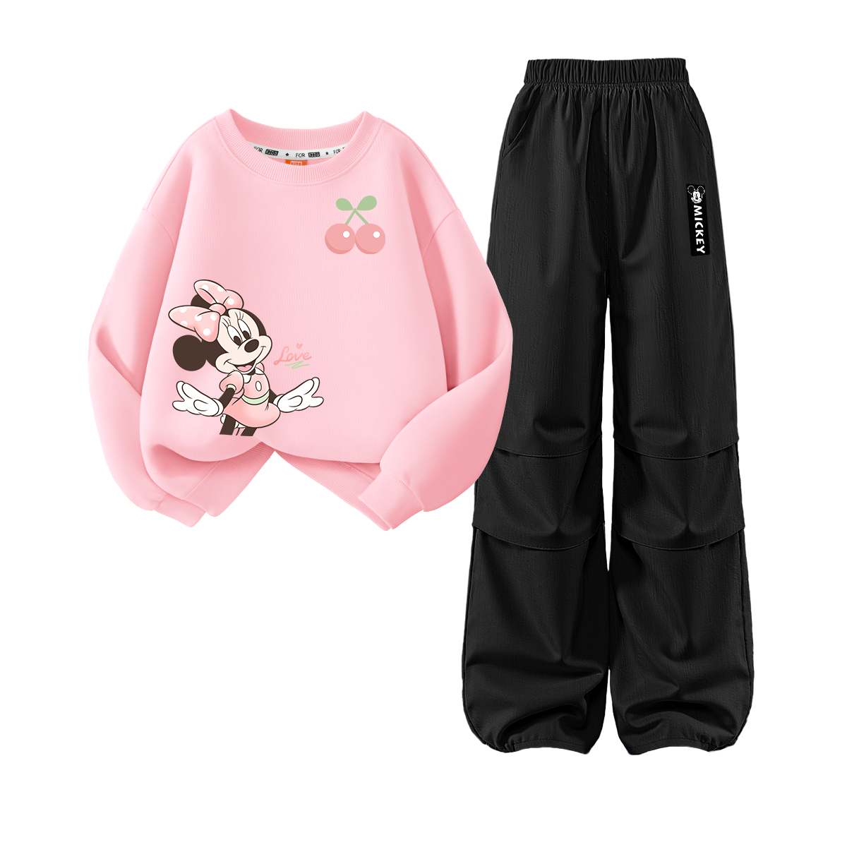 Детская повседневная спортивная одежда Disney, розовый/черный
Детская повседневная спортивная одежда Disney, розовый/черный