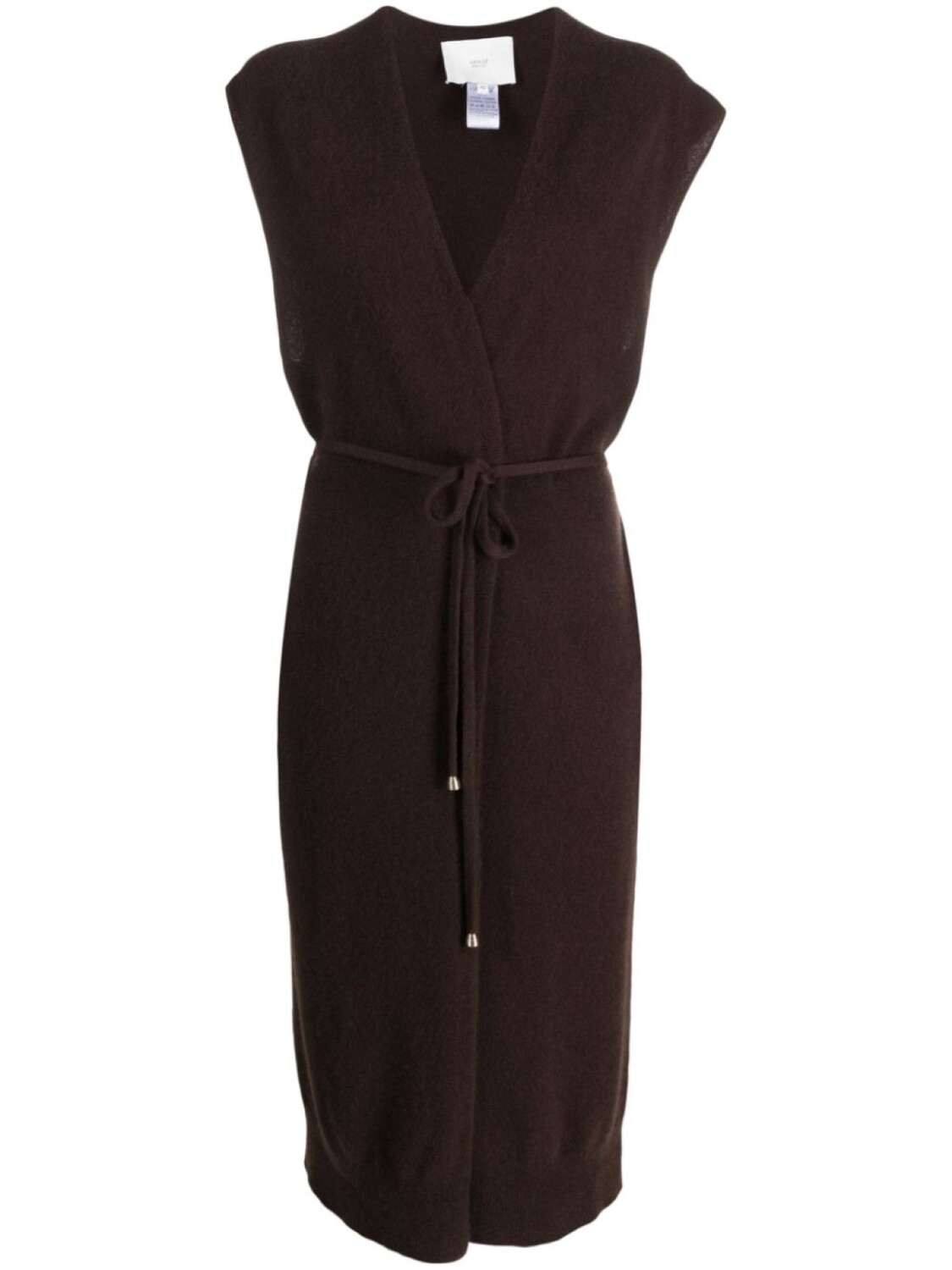 Кашемировый кардиган-пальто с V-образным вырезом Vanisè, коричневый
Кашемировый кардиган-пальто с V-образным вырезом Vanisè, коричневый
