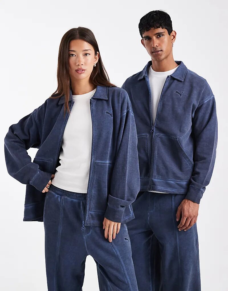 Рубашка свободного кроя Puma Washed oversize цвета темный индиго
Рубашка свободного кроя Puma Washed oversize цвета темный индиго